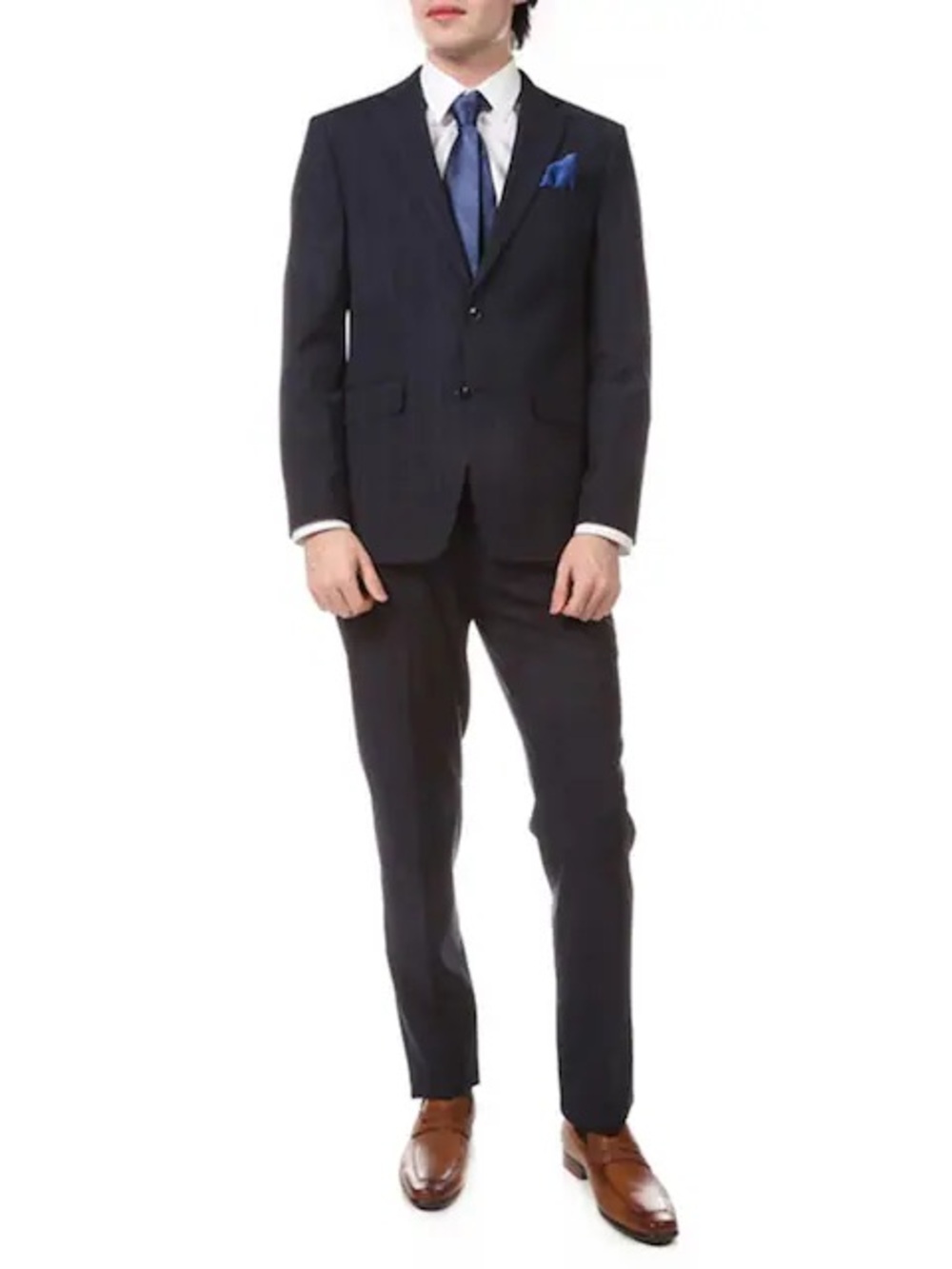 Calvin Klein Classic Navy Men's Two-Piece Suit - Navy Blue